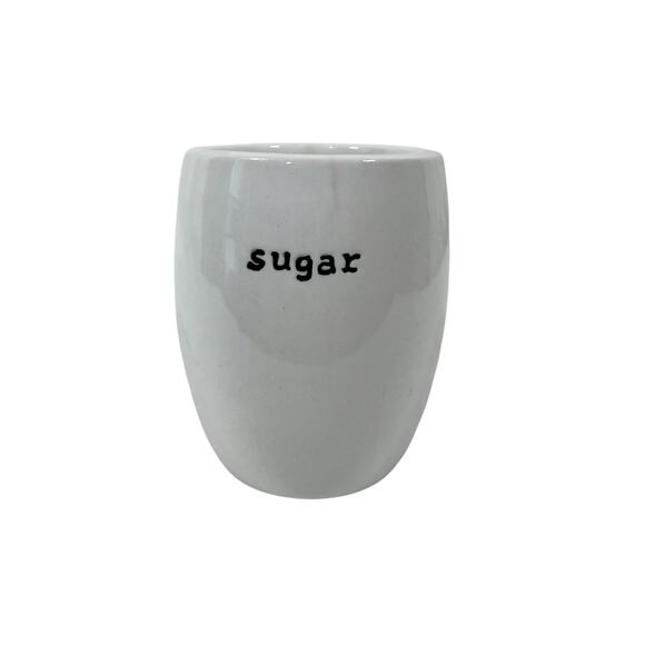 3/$20 Pottery Barn Coffee House Small White Ceramic Sugar Bowl Serving READ - Picture 2 of 10